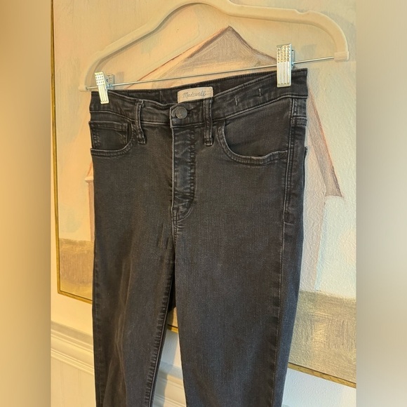 MADEWELL Roadtripper Skinny Jeans Lunar Wash Denim Size 27 - Picture 4 of 9